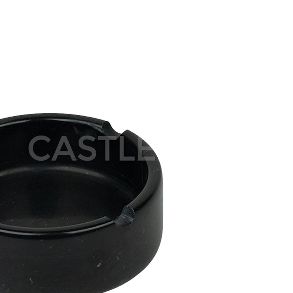 Ash Tray with Holder - Black