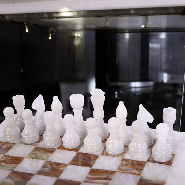 White & Onyx Chess (12x12)