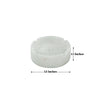 Ash Tray with Holder - White
