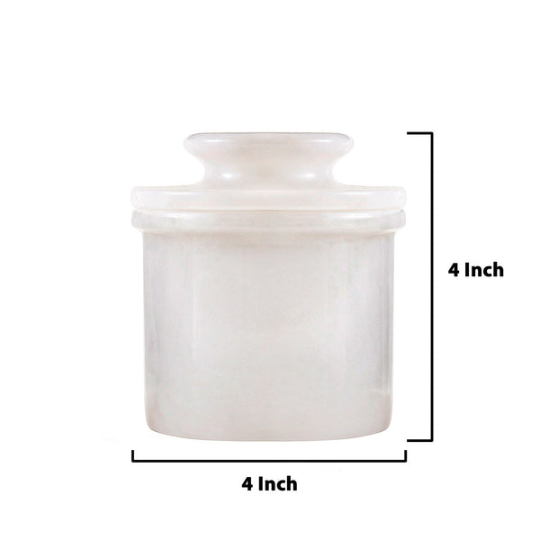 Butter Keeper - White - Castle Rock