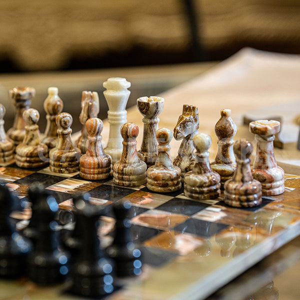 Onyx & Black Chess (12x12)