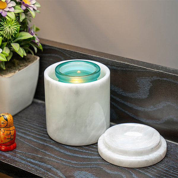 Candle Jar - White - Castle Rock