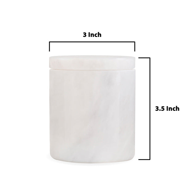 Candle Jar - White - Castle Rock