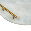 Ziarat WhiteMarble Tray - Round