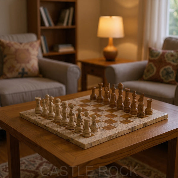 Desert Sand & Muddy Waters Chess (12x12)