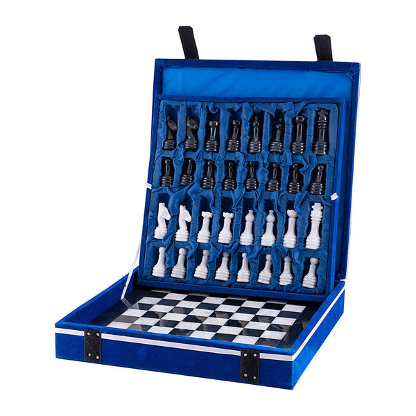 Gravel & White Chess (12x12) - Castle Rock