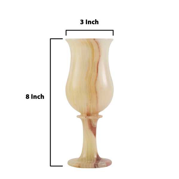 Marble Celebration Glass - Onyx (Pair of 2) - Castle Rock