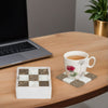 Marble Tea Coasters Square - Grey & White (Set of 6) - Castle Rock