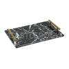 Black Star Marble Tray - Rectangle