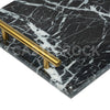 Black Star Marble Tray - Rectangle