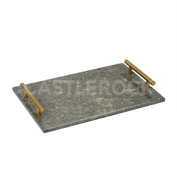 Oceanic Grey Marble Tray - Rectangle