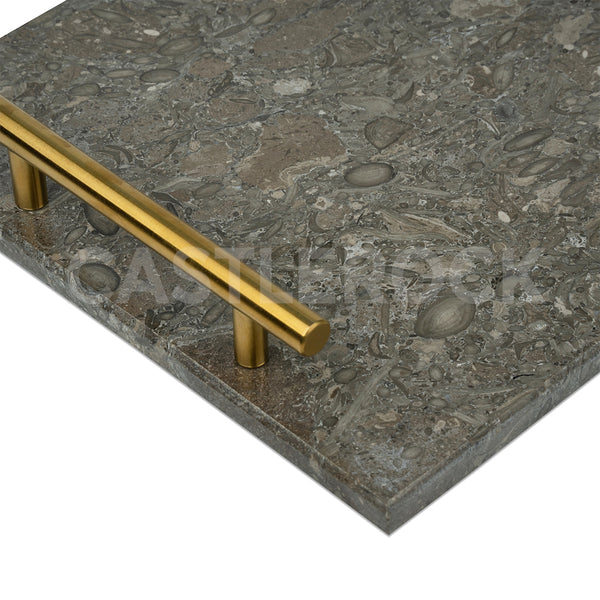 Oceanic Grey Marble Tray - Rectangle