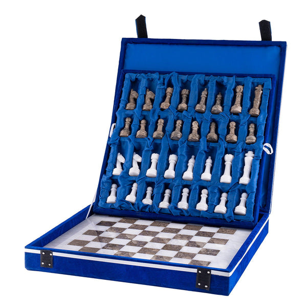 White & Pinecone Chess (15x15) - Castle Rock