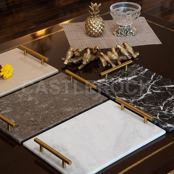 Verona Marble Tray - Rectangle