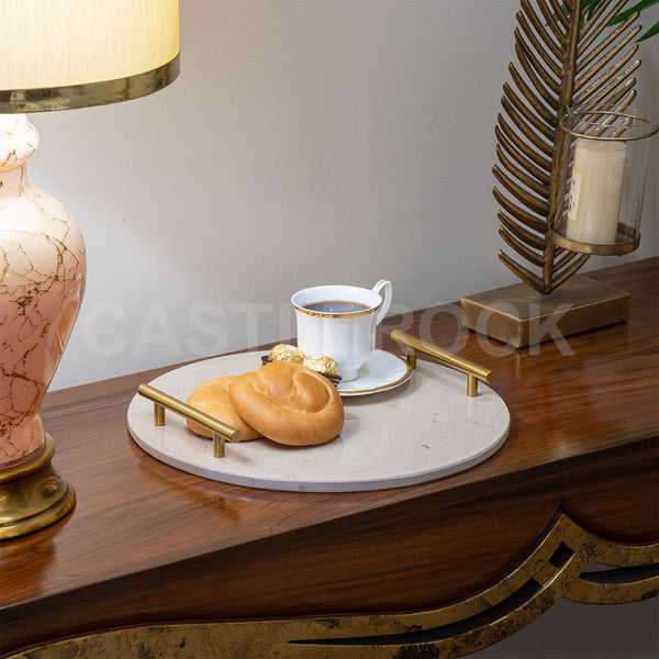 Verona Marble Tray - Round