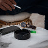 Ash Tray with Holder - Black
