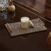 Oceanic Grey Marble Tray - Rectangle
