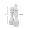 King & Queen Decoré Set - White