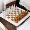 White & Old Copper Chess (15x15)