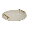 Verona Marble Tray - Round