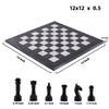 Gravel & White Chess (12x12) - Castle Rock