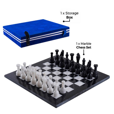 Gravel & White Chess (12x12) - Castle Rock