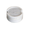 Marble Tea Coasters Round - White (Set of 6) - Castle Rock