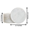 Marble Tea Coasters Round - White (Set of 6) - Castle Rock