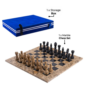 Pinecone & Black Chess (15x15) - Castle Rock