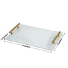 Ziarat White Marble Tray - Rectangle