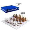 White & Old Copper Chess (15x15) - Castle Rock