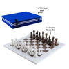 White & Pinecone Chess (15x15) - Castle Rock