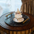 Black Star Marble Tray - Round