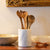 Ash White Marble Utensil Holder