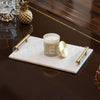 Ziarat White Marble Tray - Rectangle