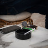 Ash Tray with Holder - Black