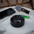 Ash Tray with Holder - Black